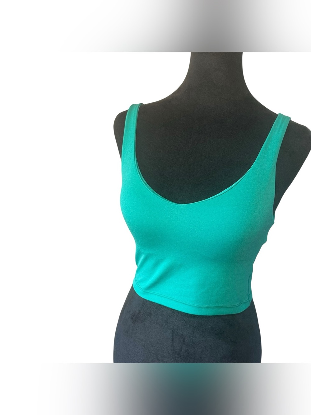 OFFLINE by Aerie Real Me Recharge Crop Tank Top Women’s S Teal Green Athletic